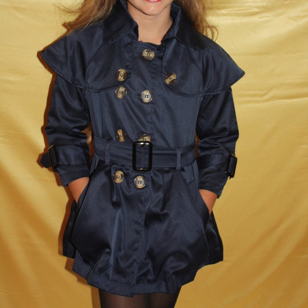 Girls Navy blue coat